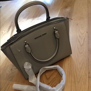 Michael Kors Gray handbag Purse Brand New w/ Tags